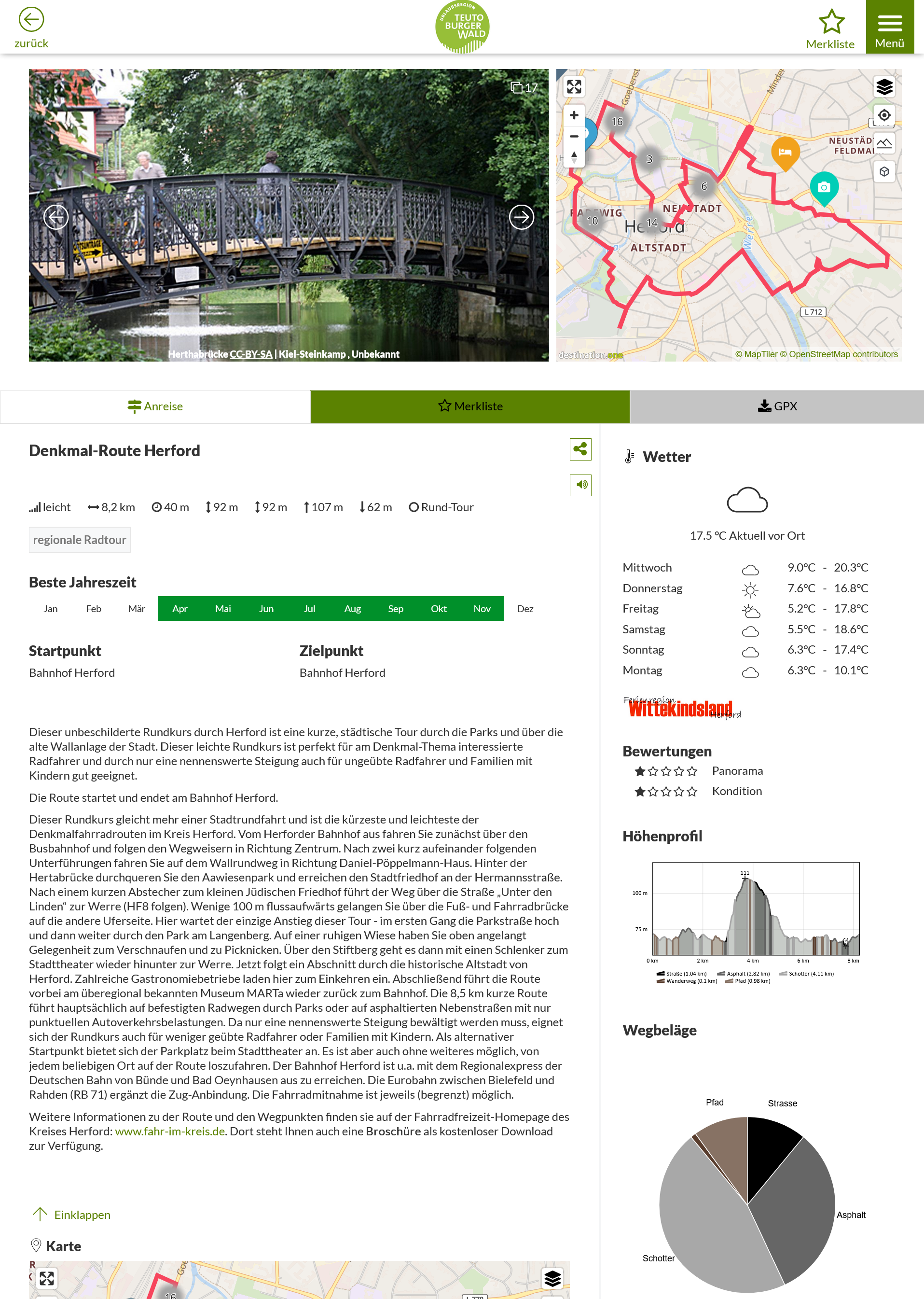 Denkmal Route Herford
