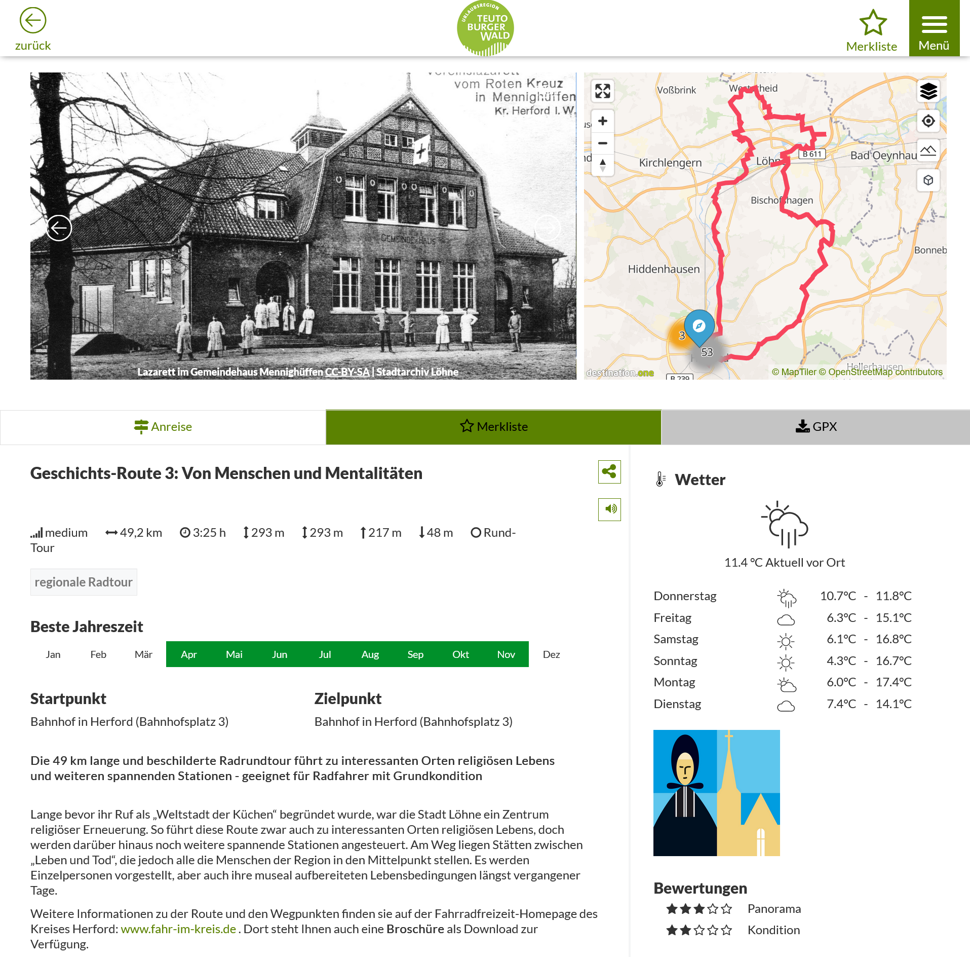 Geschichts Route 3 Von Menschen und Mentalitaeten